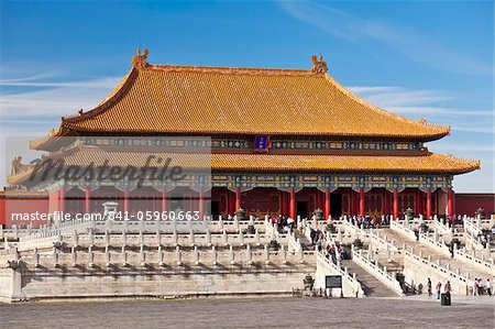 Hall of Supreme Harmony, Outer Court, Forbidden City, Beijing, China, Asia