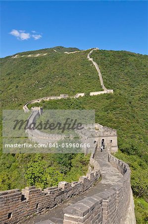 The Great Wall of China, UNESCO World Heritage Site, Mutianyu, Beijing District, China, Asia