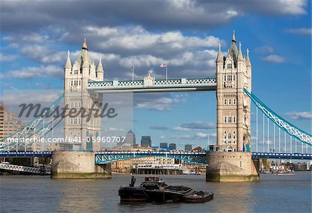 Tower Bridge and River Thames, London, England, United Kingdom, Europe