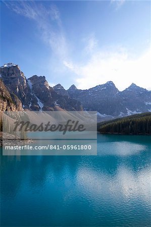 Moraine Lake, Banff National Park, UNESCO World Heritage Site, Alberta, Rocky Mountains, Kanada, Nordamerika