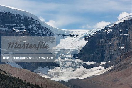 Columbia Icefield, Parc National Jasper, l'UNESCO World Heritage Site, Alberta, Rocky Mountains, Canada, Amérique du Nord