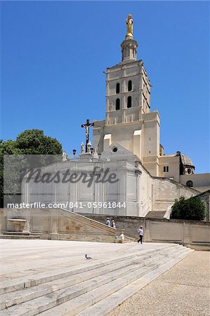 Notre Dame des Doms Cathedral, UNESCO World Heritage Site, Avignon, Provence, France, Europe