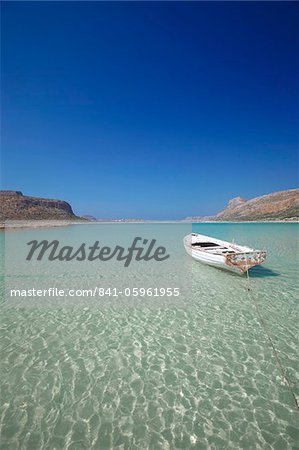 La baie de Balos et Gramvousa, Chania, Crète, îles grecques, Grèce, Europe La baie de Balos et Gramvousa, Chania, Crète, îles grecques, Grèce, Europe