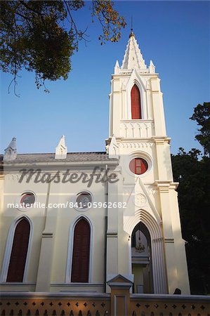 Notre Dame de Lourdes chapelle sur l'île de Shamian, Guangzhou, Guangdong, Chine, Asie