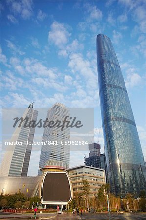 International Finance Centre, Zhujiang New Town, Tianhe, Guangzhou, Guangdong, Chine, Asie