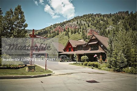 Wohngebiet, Aspen, Colorado, USA