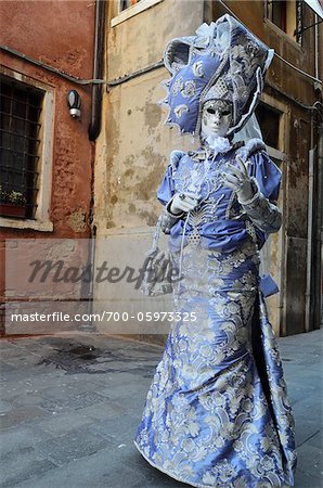 Woman Wearing Costume, Venice, Italy
