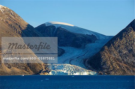 Gletscher, O Fjord, Scoresby Sund, Grönland