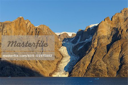 Glacier, O Fjord, Scoresby Sund, Groenland