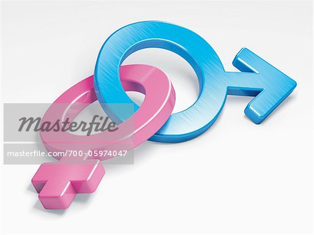 Male and Female Gender Symbols Male and Female Gender Symbols