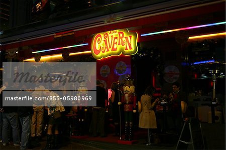 Christmas in Lan Kwai Fong,  Central, Hong Kong