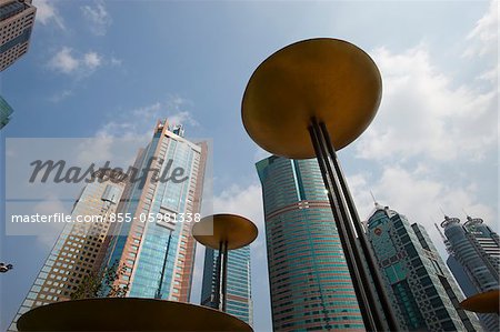 Skyline de Pudong, Shanghai, Chine