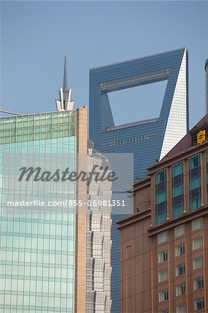 Skyscrapers at Pudong, Shanghai, China