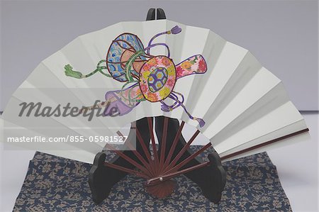 Exposition d'un ventilateur de modèle de fleur