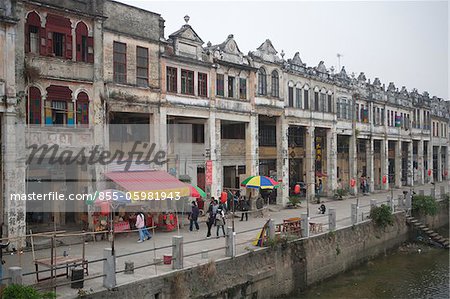 Qilou Gebäuden Chikan, Kaiping, China