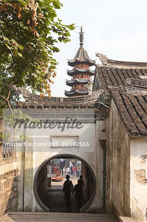 Lingyan-Tempel, Lingyanshan, Mudu, Suzhou, China