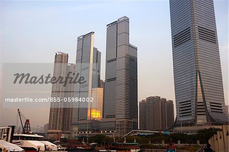 International Commerce Centre and luxurious apartments at West Kowloon, Hong Kong