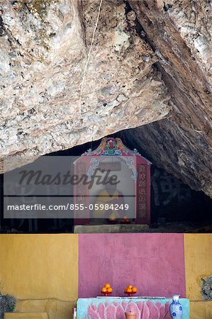 Grotto of Reverend Pui To at Tsing Shan temple, New Territories, Hong Kong
