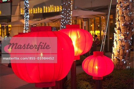 Lanterns decoration at Civic Square, Element, Hong Kong