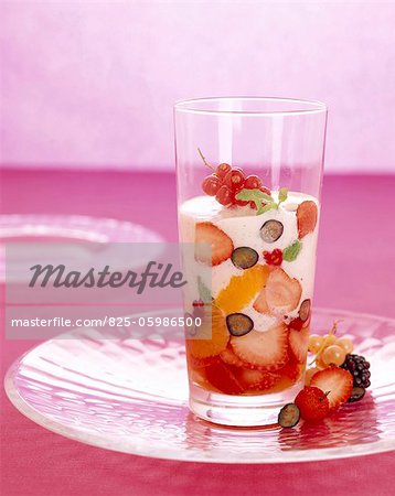 yoghurt with fresh fruit yoghurt with fresh fruit