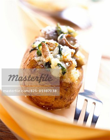 filled baked potato