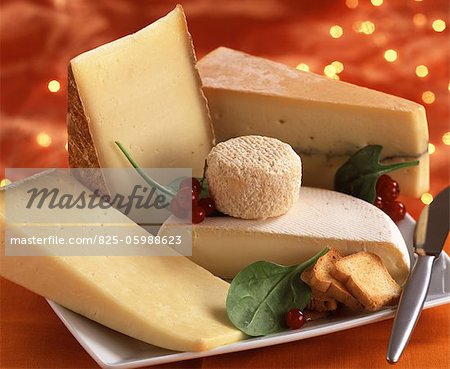 assortiments de fromages