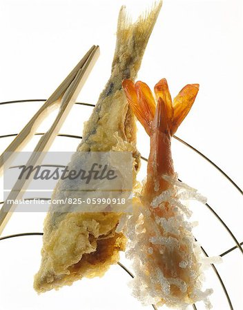 Sardine und Gamba Garnele tempura