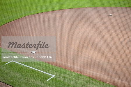 Baseball diamond, cropped