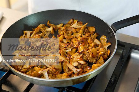 Cuisine chanterelle