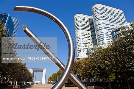 Wolkenkratzer, Tour Coeur Défense, La Défense, Paris, Frankreich, Europa
