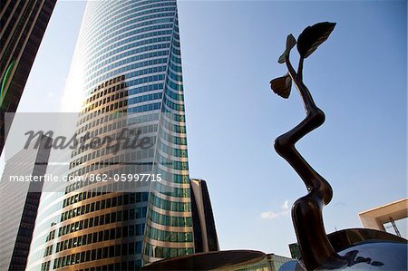 Tour EDF tower at La Defense, Paris, Ile de France, France, Europe