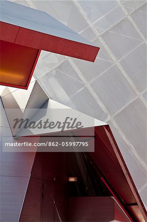 Pavillon 21, le nouveau site mobile pour le Festival d'opéra de Munich sur Marstallplatz square, Munich, Bavière, Allemagne, Europe