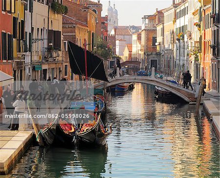 Architecture traditionnelle, Venise, Vénétie, Italie