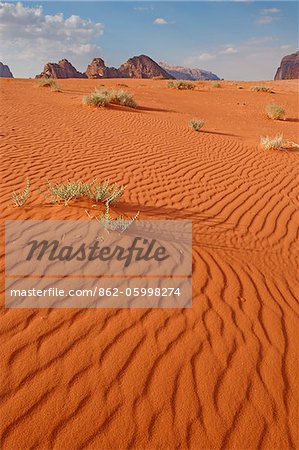 Wüste im Wadi Rum, Jordanien