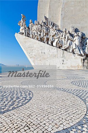 Padrão dos Descobrimentos, Monument to the Discoveries, celebrating Henri the Navigator and the Portuguese Age of Discovery and Exploration, Belem district, Lisbon, Portugal, Europe