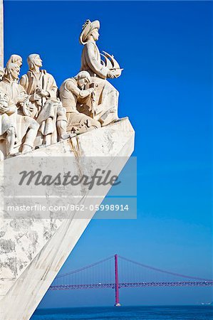 Padrão dos Descobrimentos, Monument aux découvertes, hommage à Henri le navigateur et le portugais Age of Discovery et Exploration, quartier de Belem, Lisbonne, Portugal, Europe