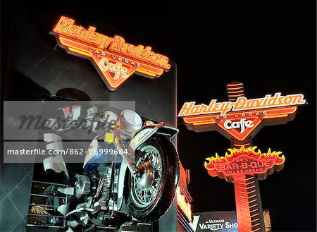 États-Unis d'Amérique, Nevada, Las Vegas, Harley Davidson Cafe