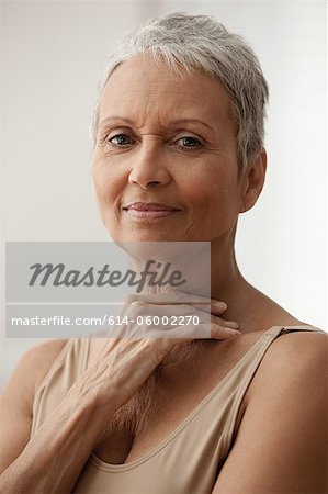 Senior Woman, Lächeln, Porträt