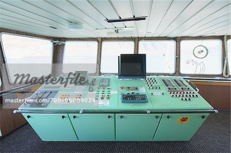 Bridge on Expedition Vessel, Romer Fjord, Greenland