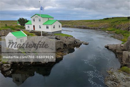 Fishing Lodge, Lundur, Hitara River, Vesturland, Iceland