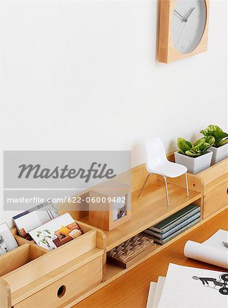 Modern Design Shelf, High Angle View