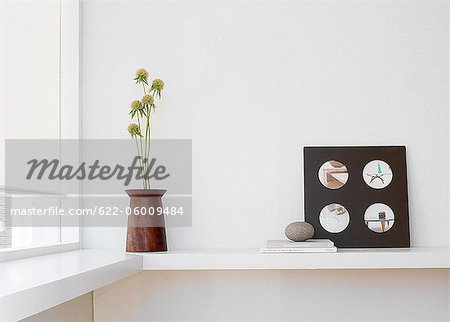 Modern Style Shelf, Close-Up View