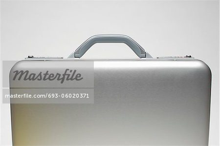 Silver briefcase