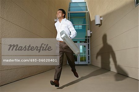 Businessman Running