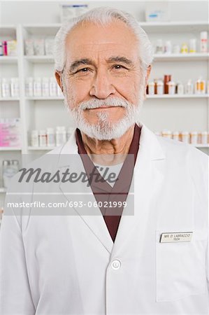 Männlich Pharmactist, portrait