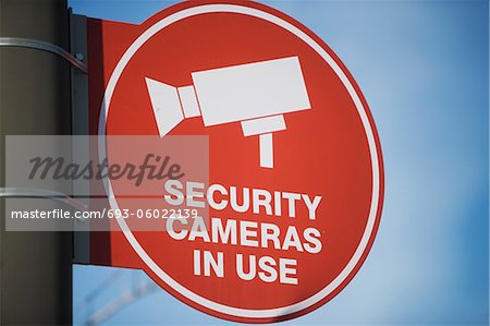Security camera sign