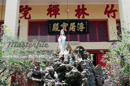 Monastère de CHUK Lam Shim Yuen Bamboo Grove, Tsuen Wan, Hong Kong