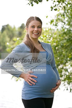 Portrait de femme enceinte