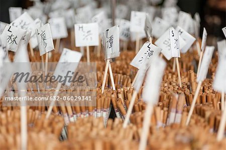 Personnalisés portant des noms communs pour la vente dans la boutique de baguettes