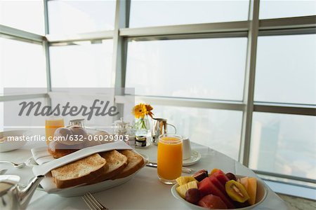 Breakfast table